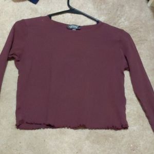 Topshop long sleeve shirt